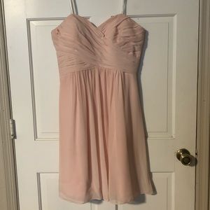 Camille La Vie Strapless Short Pink Prom Dress